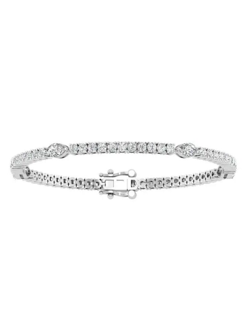 Multi-shape Stationed - Round & Marquise