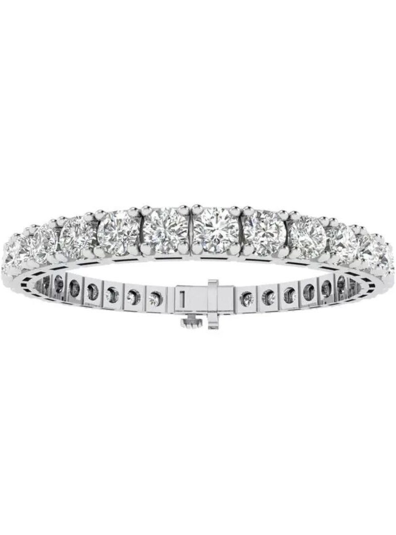 Round Tennis Bracelet 2-24 Carats
