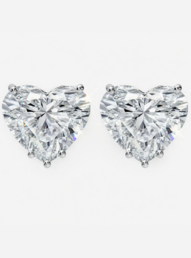 SHAPED DIAMOND STUD EARRINGS