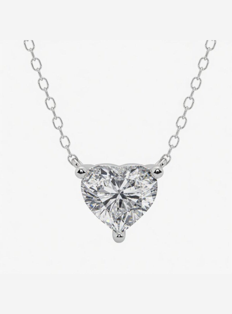 Heart Shape Diamond Pendant