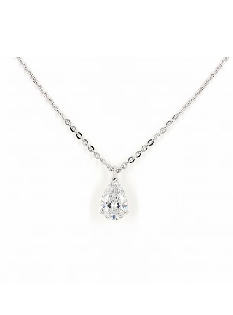 Pear Diamond Solitaire