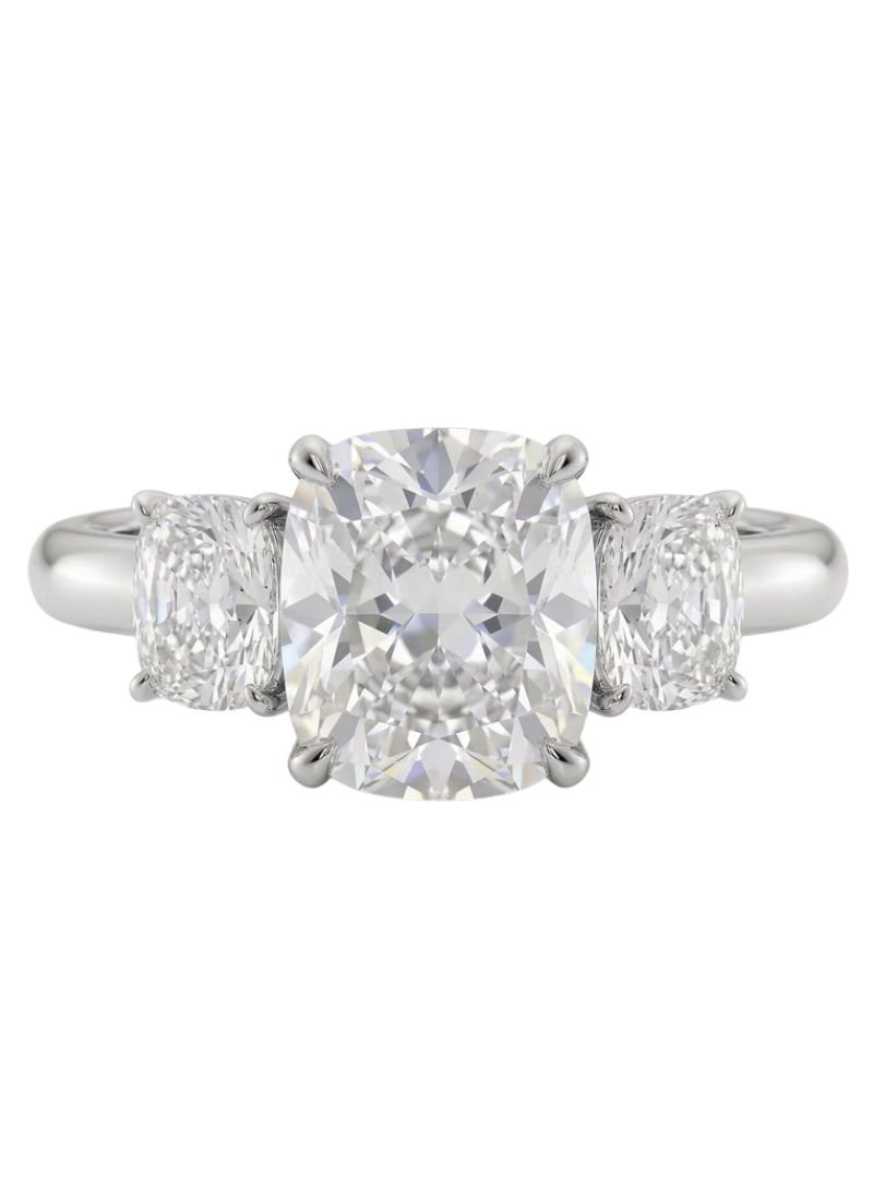 Cushion Diamond Three Stones