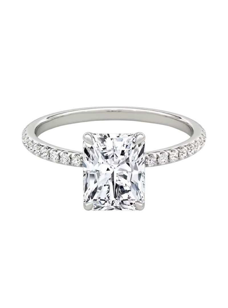 Radiant Hidden Halo Diamond