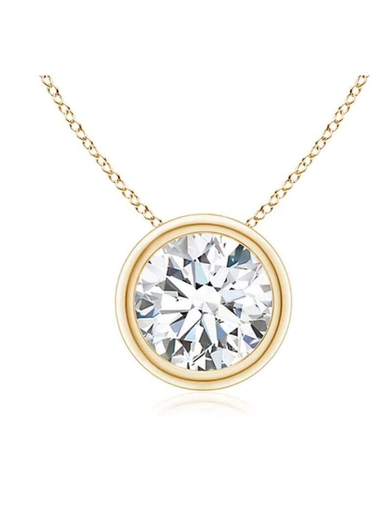 Round Diamond Bezel