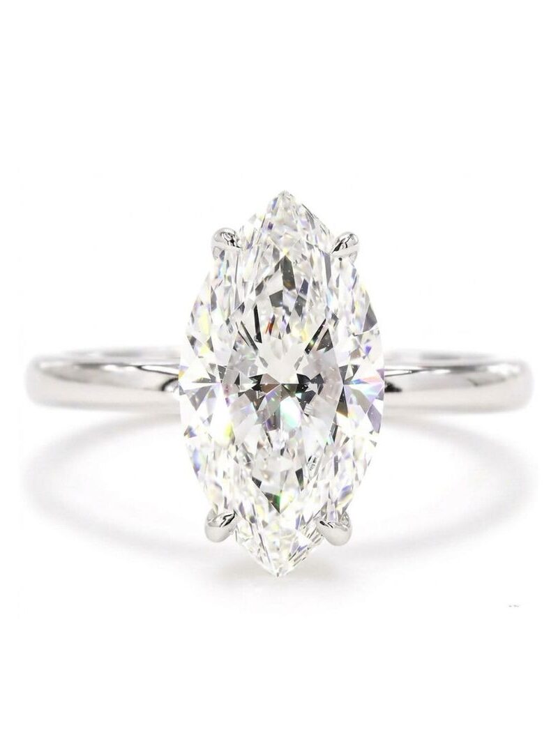 Solitaire Marquise Diamond Ring