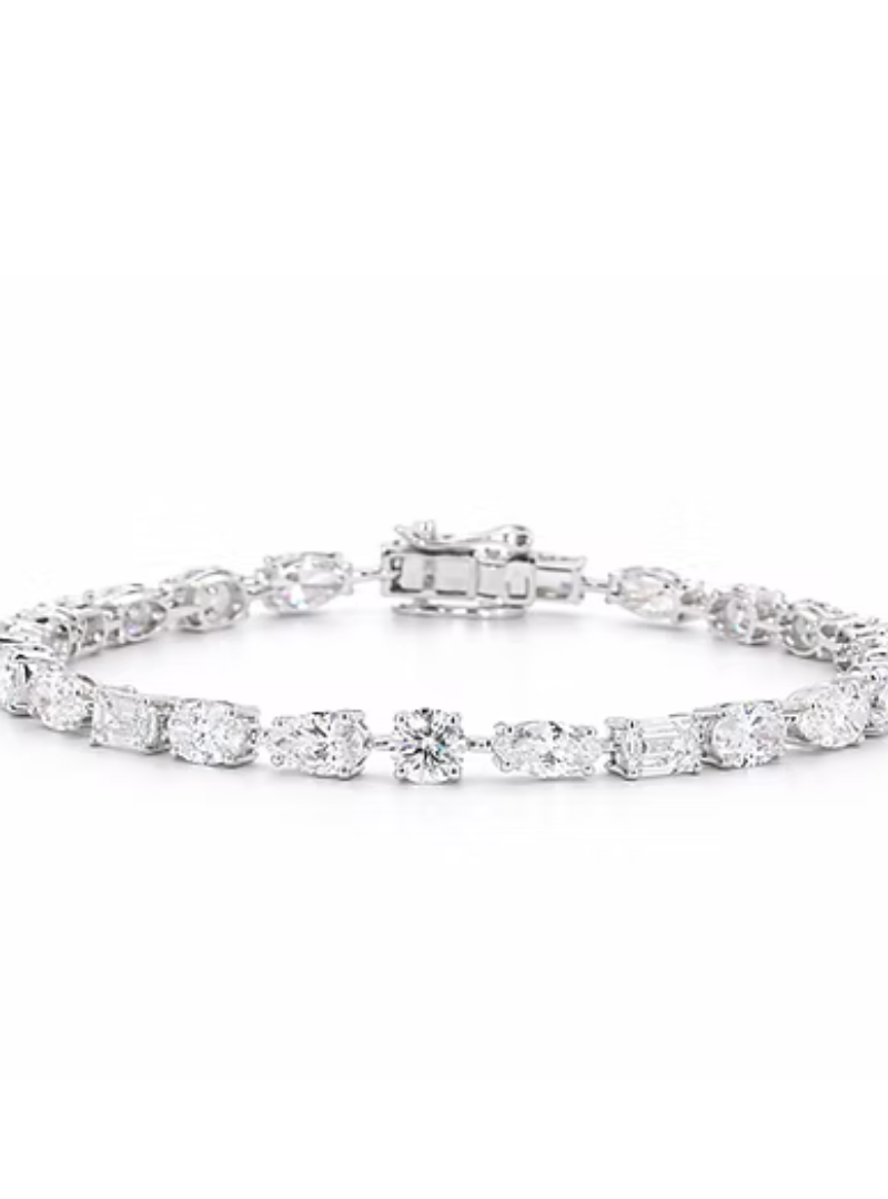 Multishape Lab-Grown Diamond Bracelet