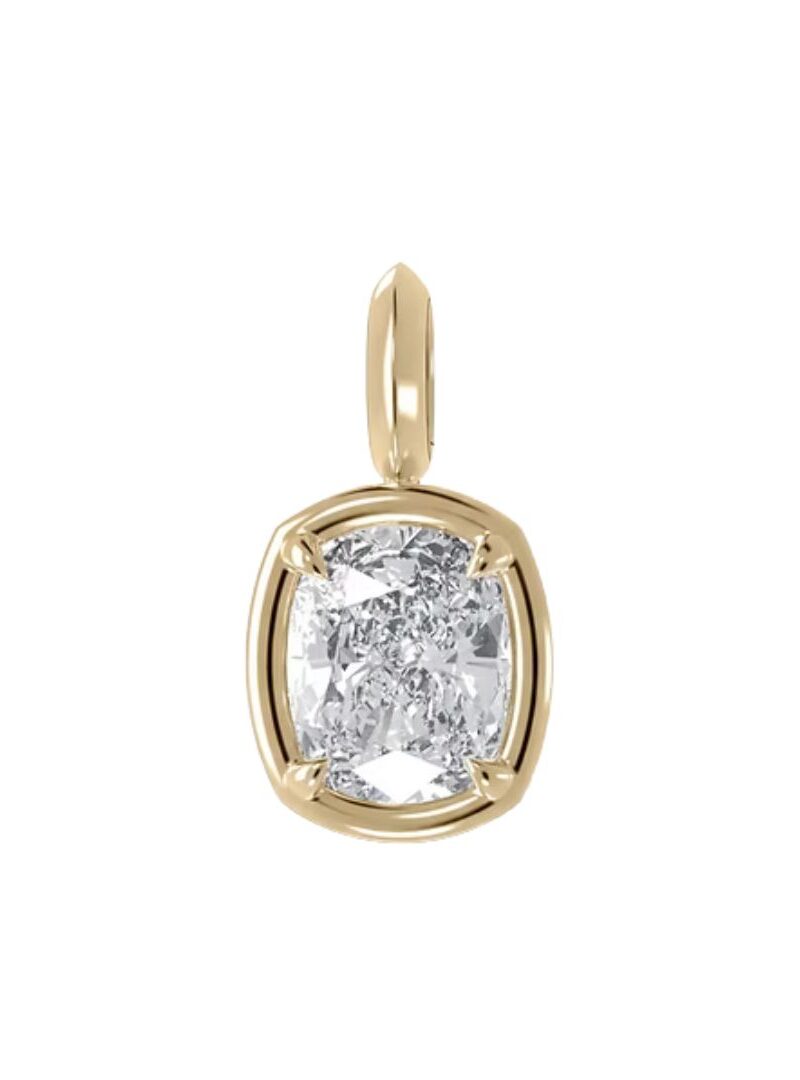 Charm - Cushion Bezel Prong Cert