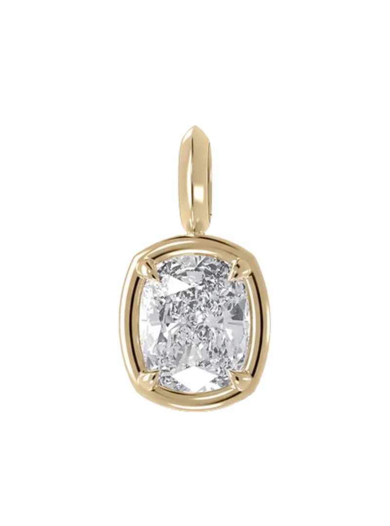 Charm - Cushion Bezel Prong Cert