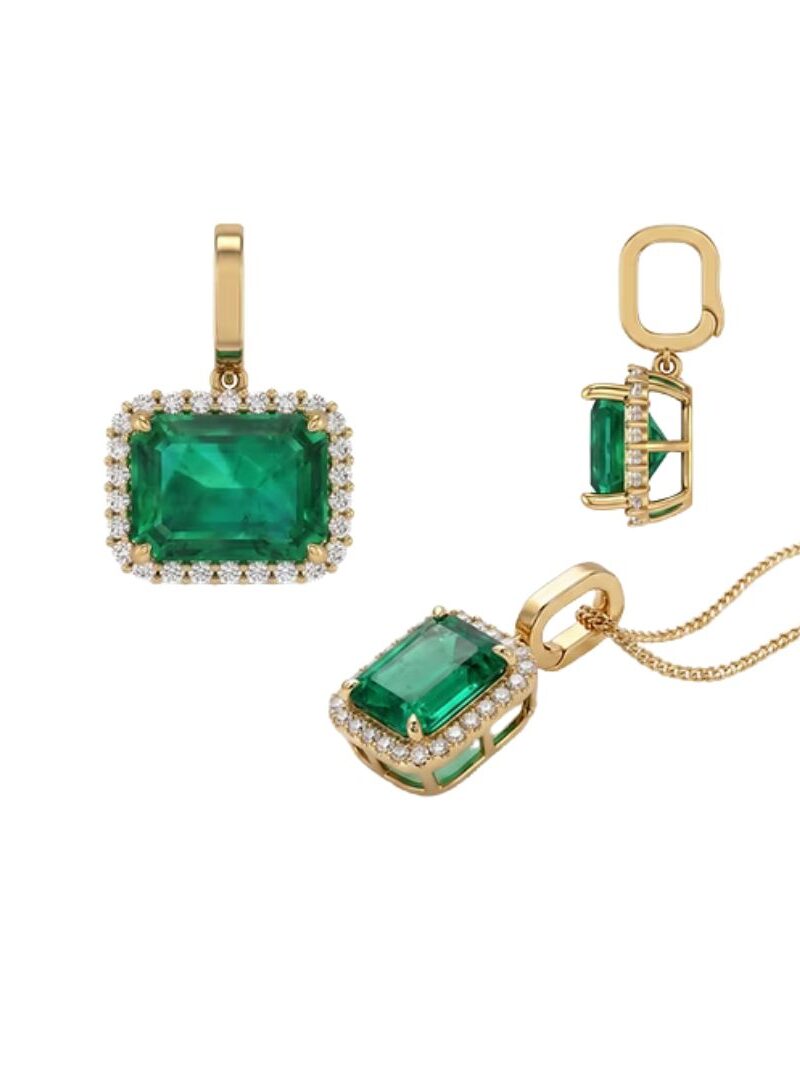 Charm - Emerald Halo